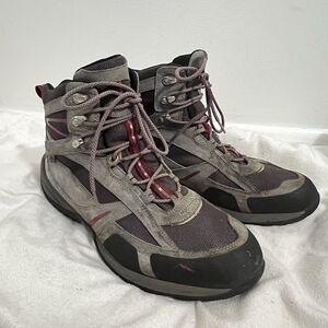 LL Bean Trail Model 3 Hiking Boots Men 14 Medium NO SOLES Gray Suede Waterproof L.L. Bean Men main image 4